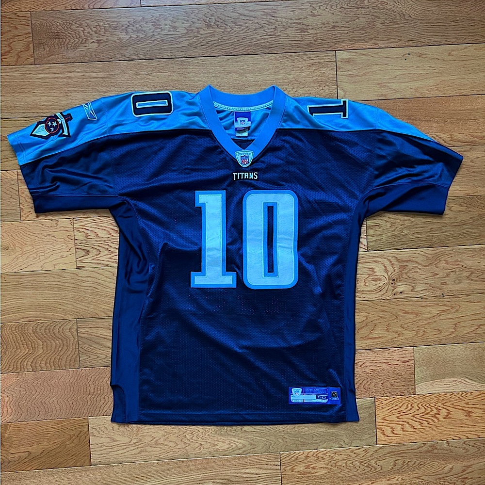 Vintage Reebok Vince Young #10 Tennessee titans jersey size 50 large xl